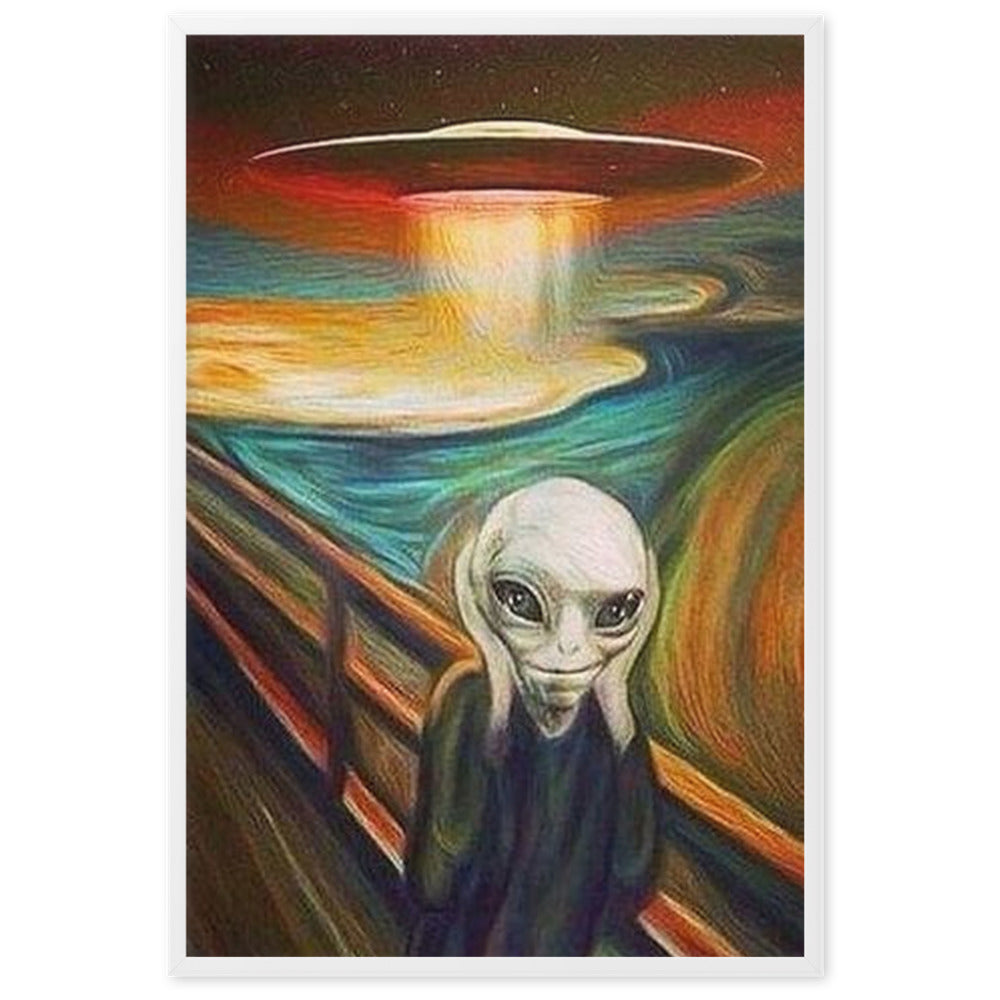 UFO Art - Gerahmtes Poster