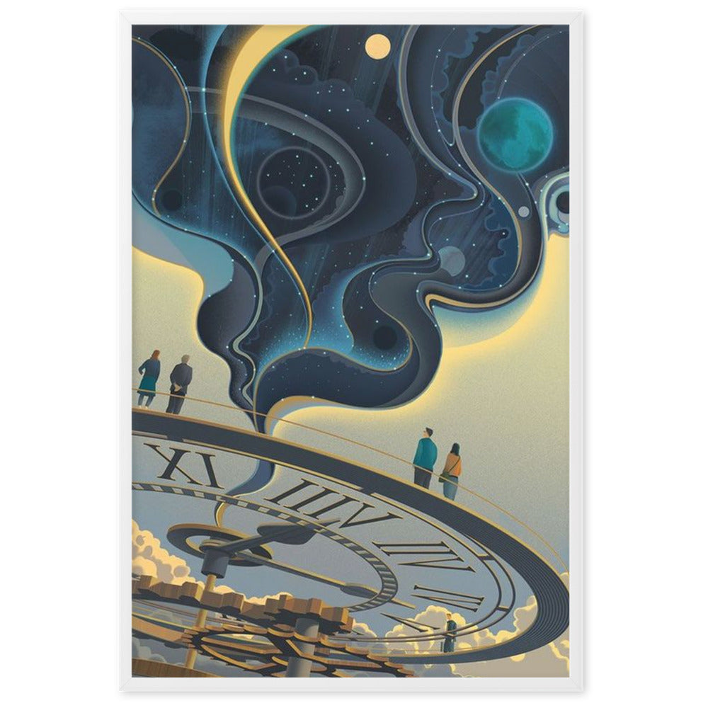 Clock - Gerahmtes Poster