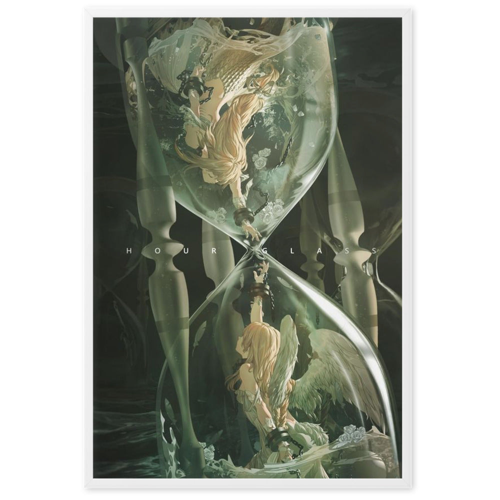 Hourglass - Gerahmtes Poster