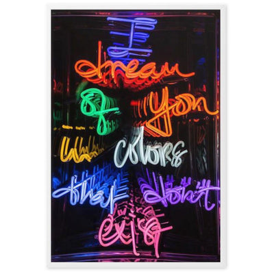 Dream You Gerahmtes Poster von NiZED als gerahmtes trippy Poster fuer Wanddeko
