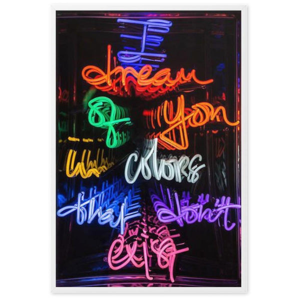 Dream You Gerahmtes Poster