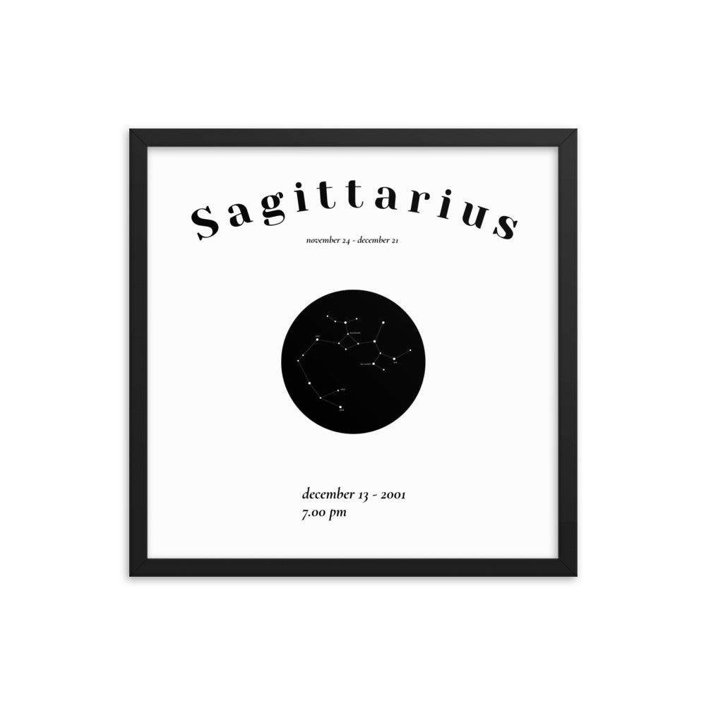 Schütze Gerahmtes Poster