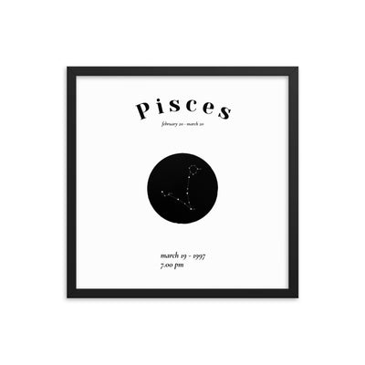Fische Sternzeichen personalisieren Poster - Produktbild 2 - NiZED