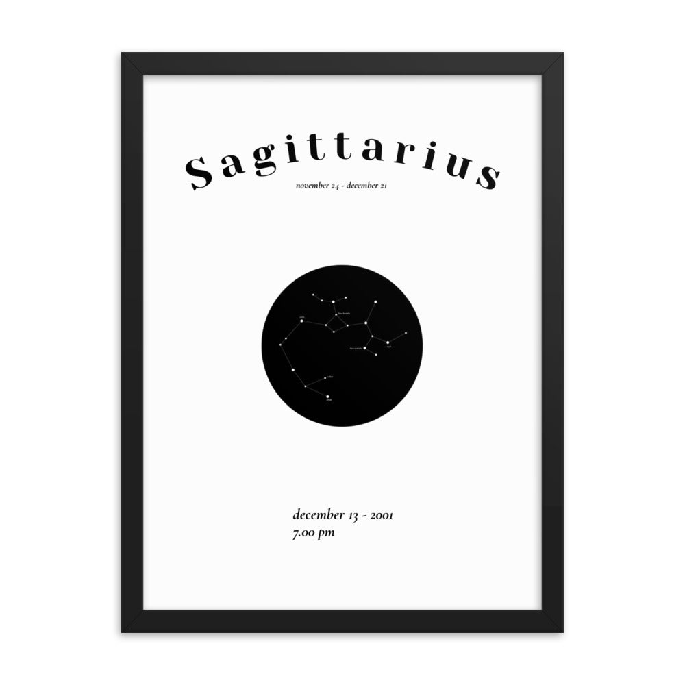 Schütze Gerahmtes Poster