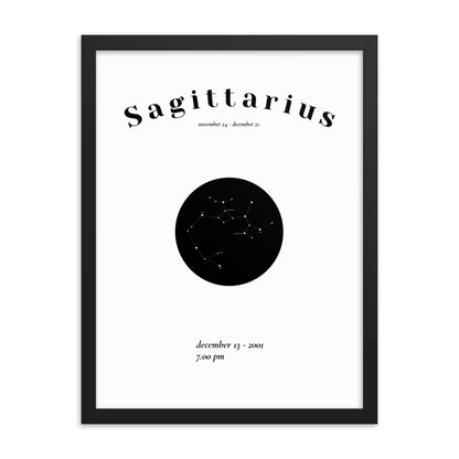 Schütze Gerahmtes Poster
