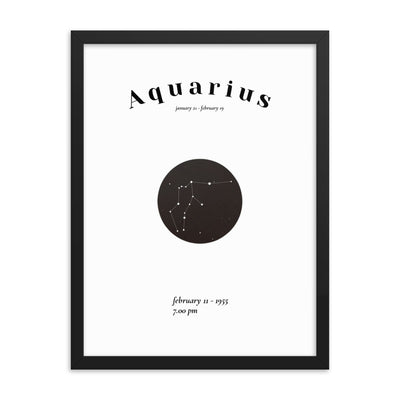 Wassermann Sternzeichen personalisieren Poster - Produktbild 3 - NiZED