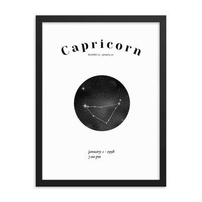 Steinbock Sternzeichen personalisieren Poster - Produktbild 3 - NiZED