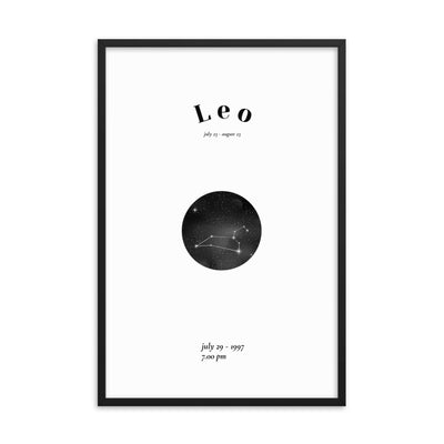 Loewe Sternzeichen personalisieren Poster von NiZED als trippy Poster und psychedelische Wanddeko