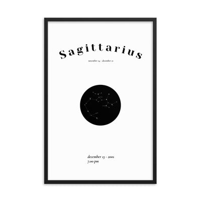 schuetze Sternzeichen personalisieren Poster von NiZED als trippy Poster und psychedelische Wanddeko