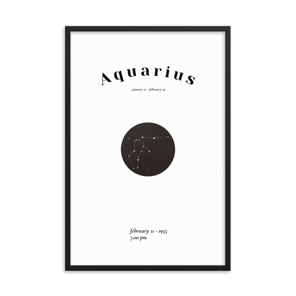 Aquarius Framed Poster