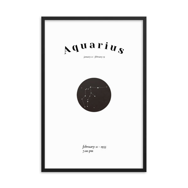 Aquarius Framed Poster