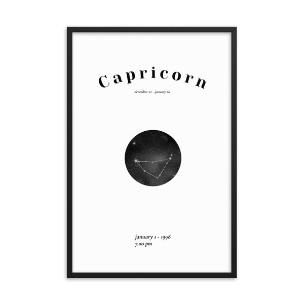 Capricorn Framed Poster