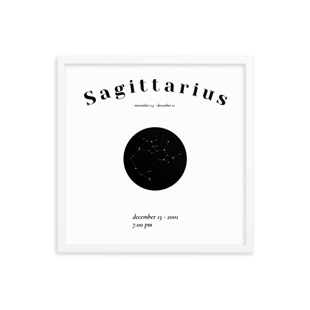 Schütze Gerahmtes Poster