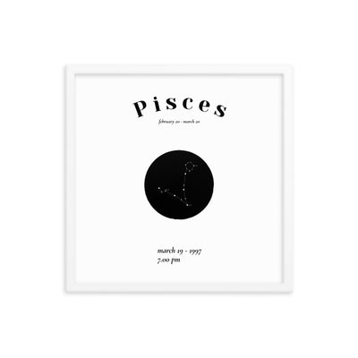 Fische Sternzeichen personalisieren Poster - Produktbild 4 - NiZED