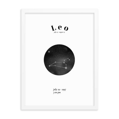 Loewe Sternzeichen personalisieren Poster - Produktbild 5 - NiZED