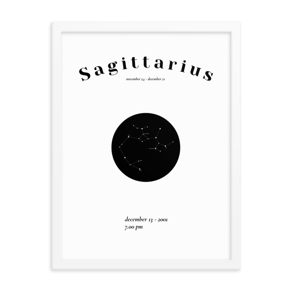 Schütze Gerahmtes Poster