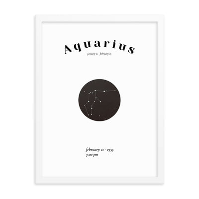 Wassermann Sternzeichen personalisieren Poster - Produktbild 5 - NiZED