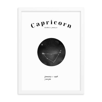 Steinbock Sternzeichen personalisieren Poster - Produktbild 5 - NiZED