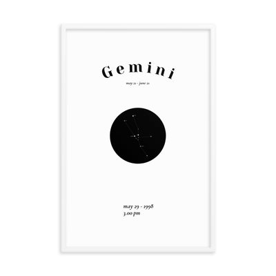 Zwilling Sternzeichen personalisieren Poster - Produktbild 6 - NiZED
