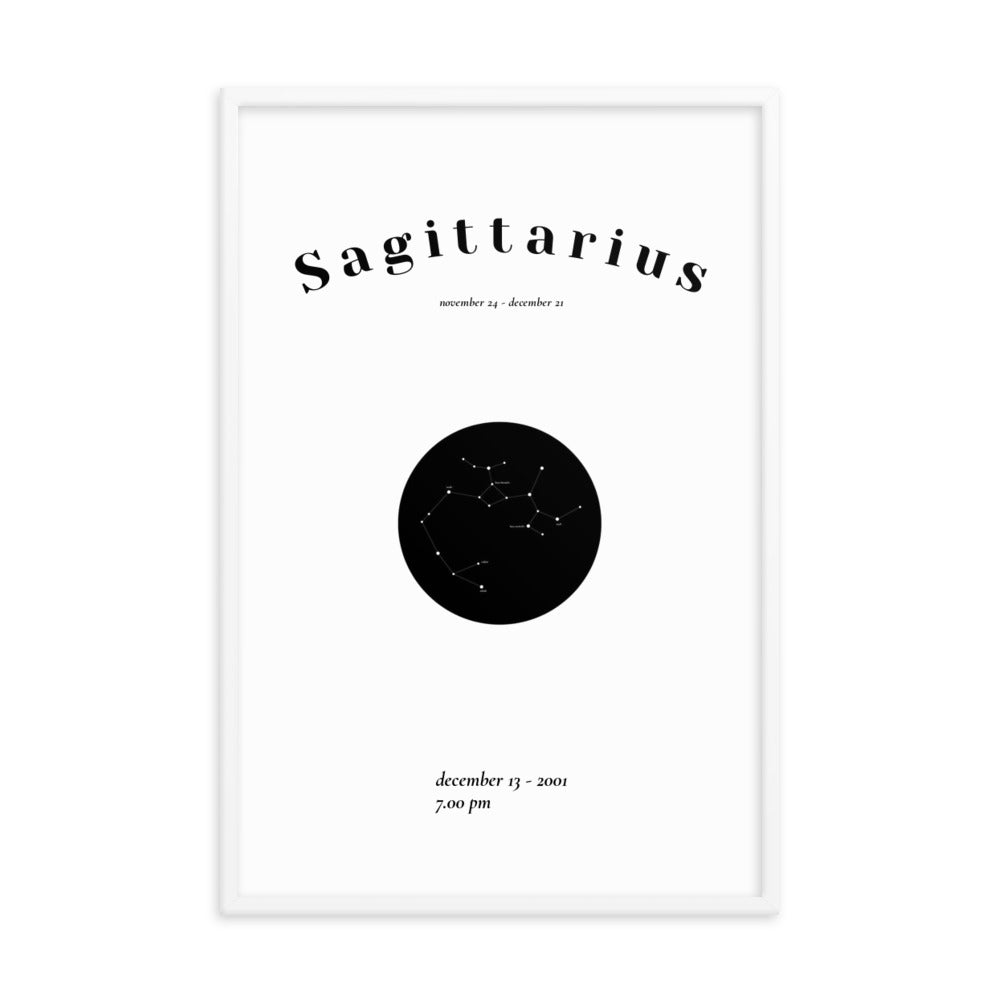 Schütze Gerahmtes Poster