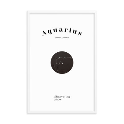 Wassermann Sternzeichen personalisieren Poster - Produktbild 6 - NiZED