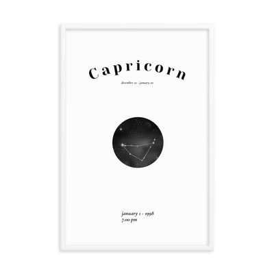 Steinbock Sternzeichen personalisieren Poster - Produktbild 6 - NiZED