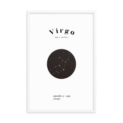Jungfrau Sternzeichen personalisieren Poster - Produktbild 6 - NiZED