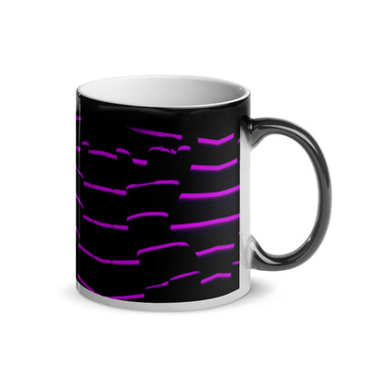 Purple Nightlife Thermo Tasse - Produktbild 2 - NiZED