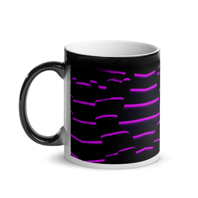 Purple Nightlife Thermo Tasse - Produktbild 3 - NiZED