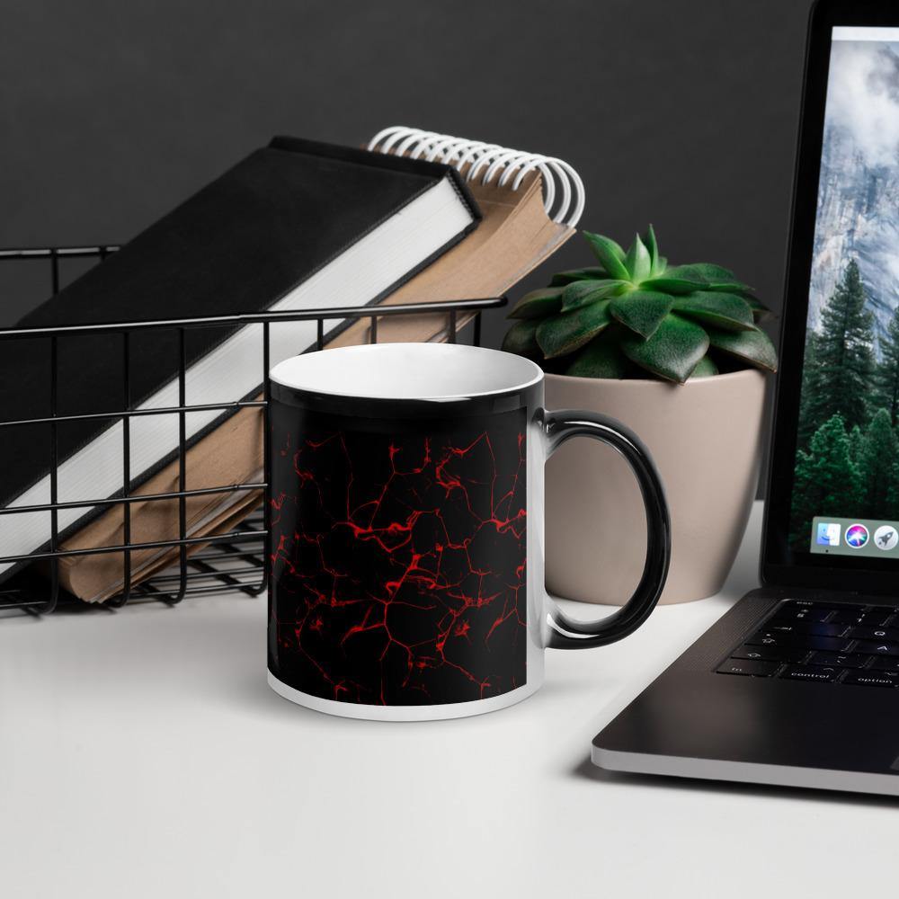 ROT - Glänzende Zaubertasse