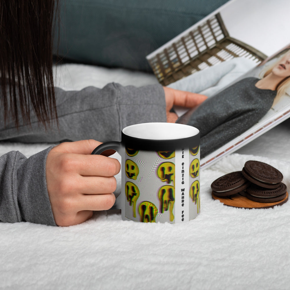 Die einzig Wahre Fee ist die Kaffee - Zaubertasse Matt