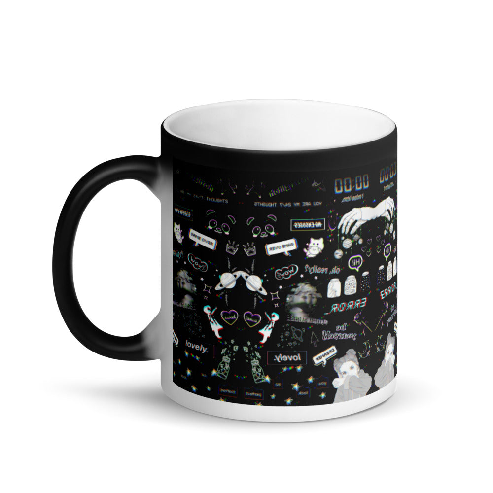 LOL - Matte, schwarze Zaubertasse