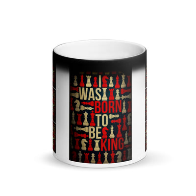Was Born With a Vision Thermo Tasse von NiZED als Statement Tasse und provokantes Geschenk