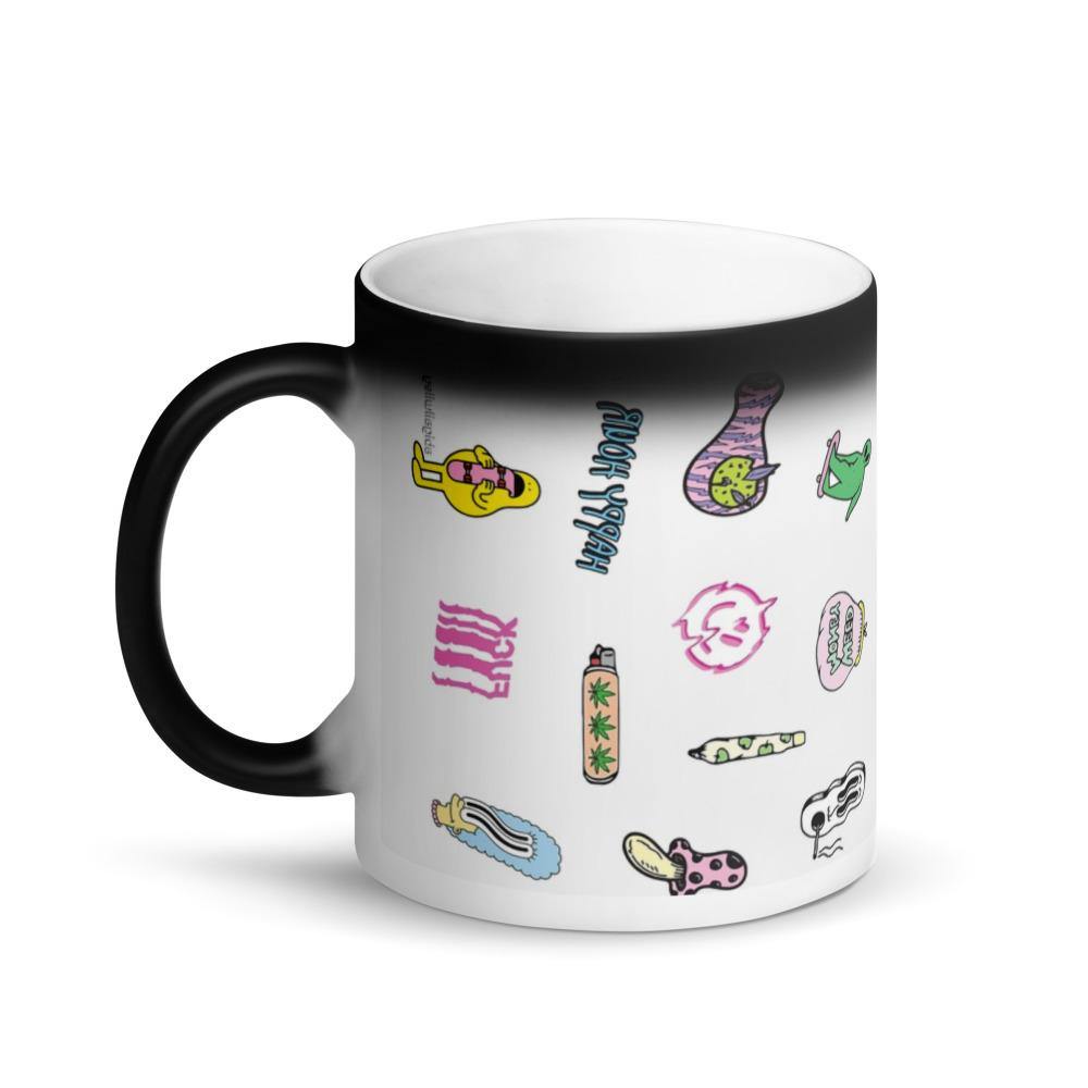 Glosix , schwarze Zaubertasse