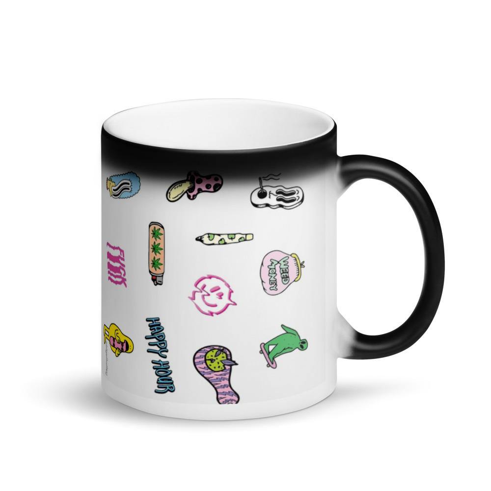 Glosix , schwarze Zaubertasse