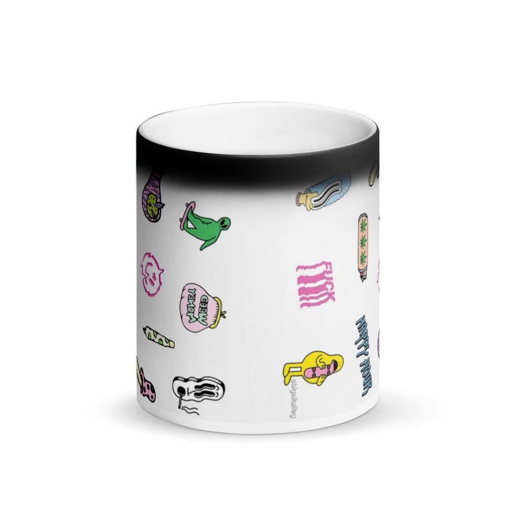 Glosix , schwarze Zaubertasse