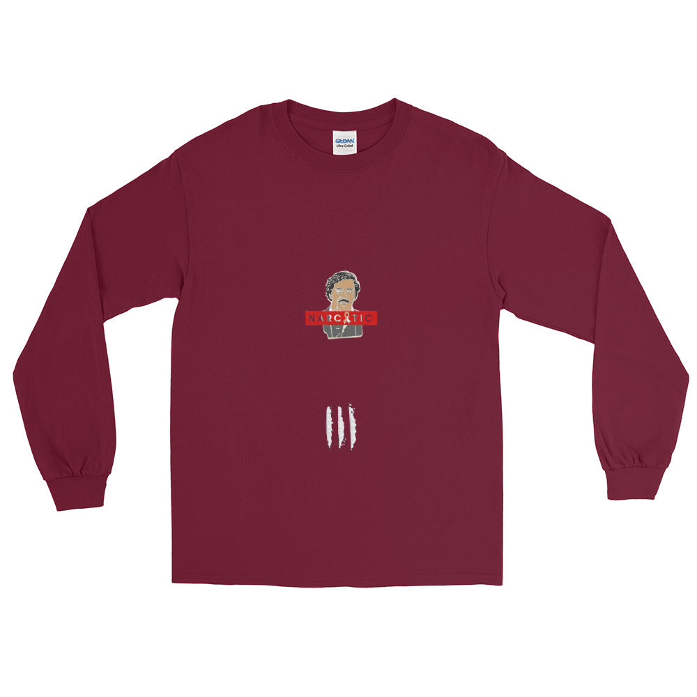 Narcotic Pablo Escobar x Kokain Langarmshirt
