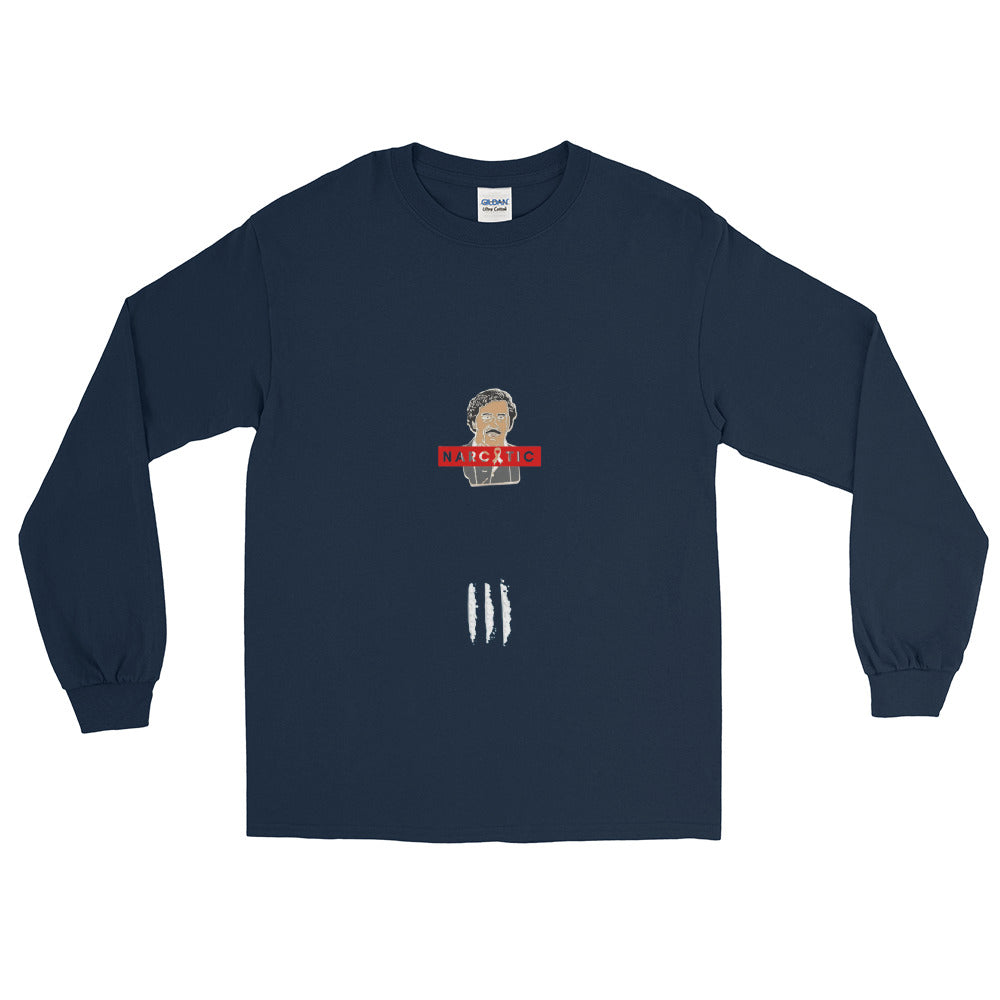 Narcotic Pablo Escobar x Kokain Langarmshirt