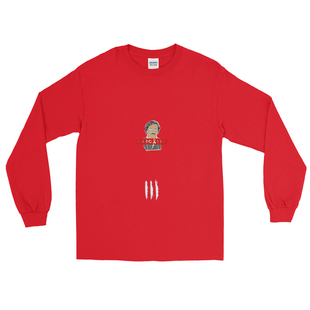 Narcotic Pablo Escobar x Kokain Langarmshirt
