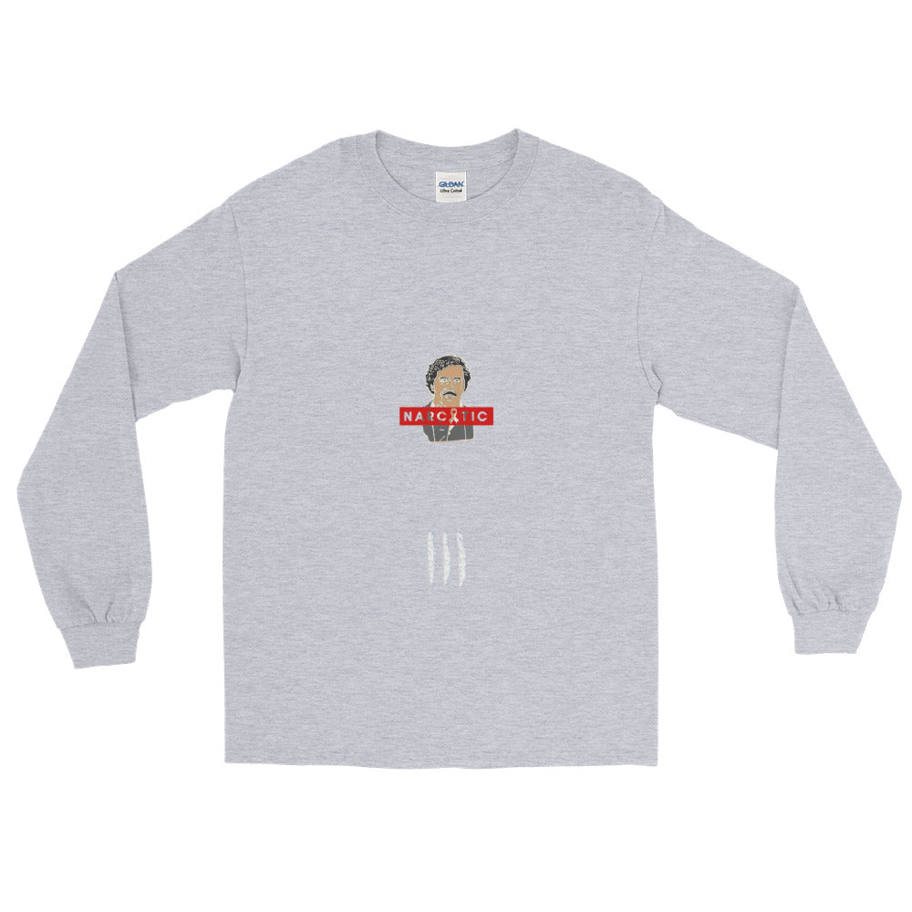 Narcotic Pablo Escobar x Kokain Langarmshirt