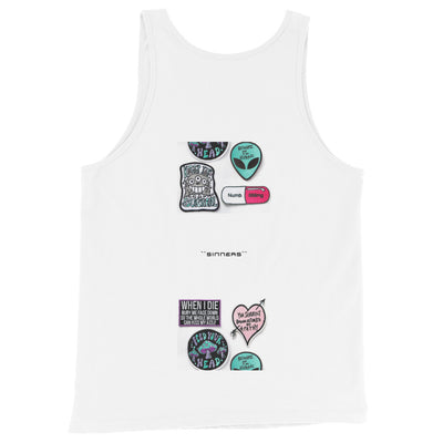 Trippy Sinners Tank Top von NiZED als Rave Tanktop, Clubwear und provokantes Streetwear Piece