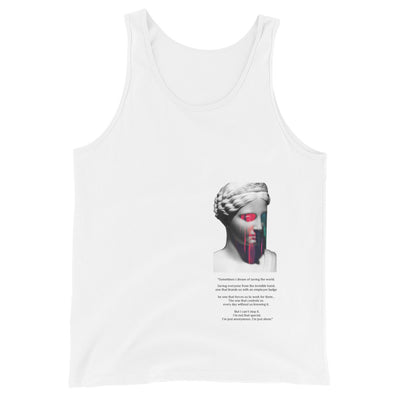 Damaged Society Tank Top von NiZED als Rave Tanktop, Clubwear und provokantes Streetwear Piece