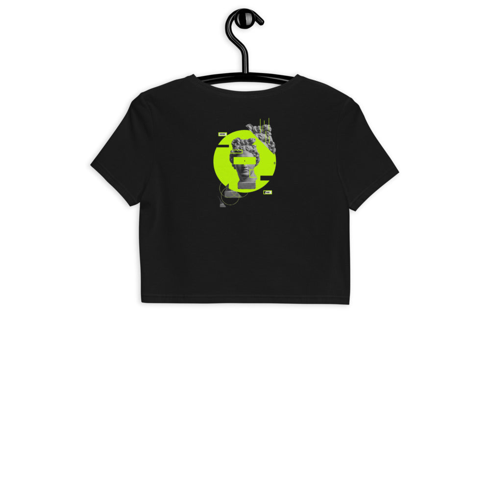 Here I am Art Bio-Crop-Top