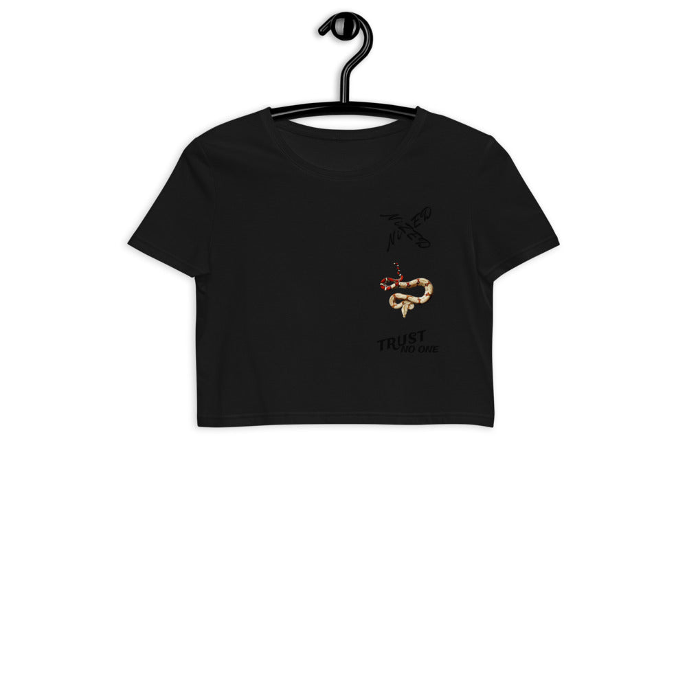 NiZED Trust No One Crop-Top