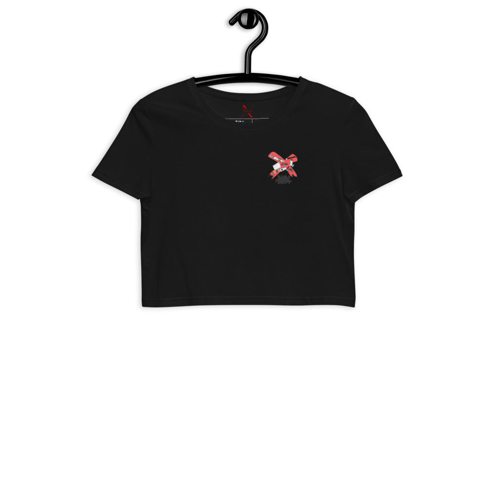 X All DRUGS Bio-Crop-Top