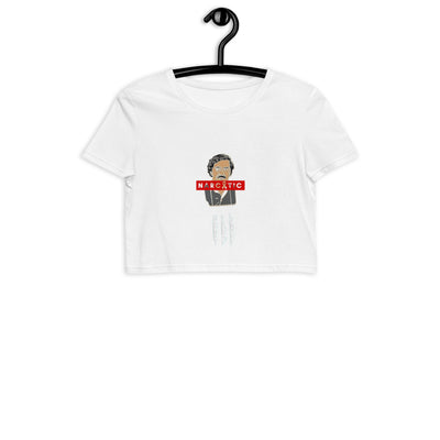 Statement Pablo Escobar Crop Top von NiZED als Crop Top fuer Rave, Club und Festival Outfit