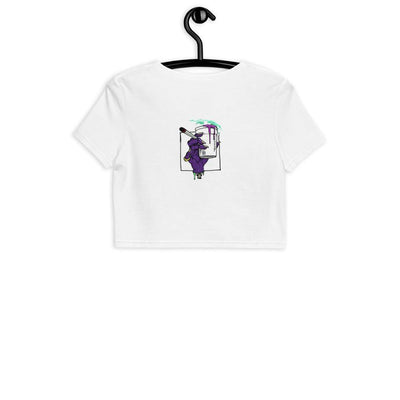 Statement Back Crop Top von NiZED als Crop Top fuer Rave, Club und Festival Outfit