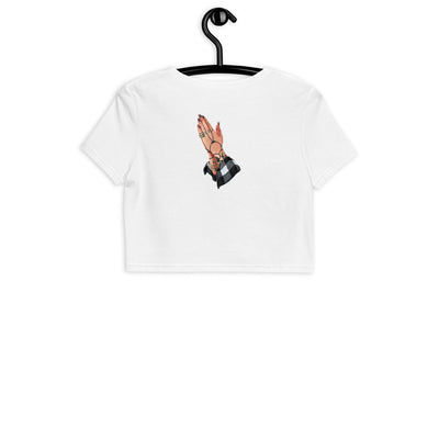 Pray Crop Top von NiZED als Crop Top, Rave Top und provokantes Streetwear Outfit