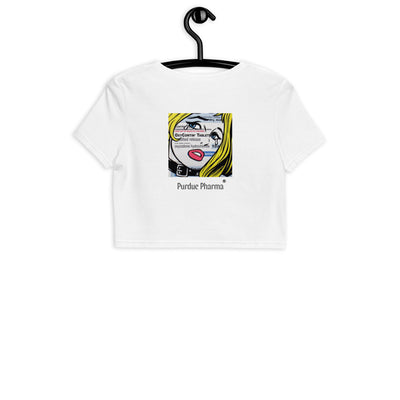 Oxycontin Crop Top von NiZED als Crop Top, Rave Top und provokantes Streetwear Outfit