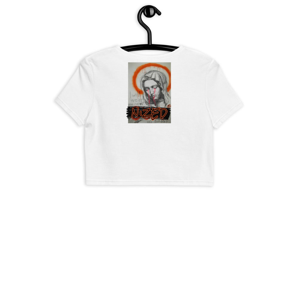 I will wear my new NiZED on Sunday organic crop top